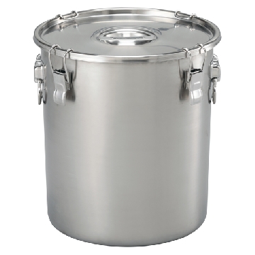 不锈钢密闭罐 （带提手），UAS-01，容量（l）:9.2，外径×高（mm）:φ240×245，4-599-01，AS ONE，亚速旺