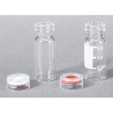 2ml卡口自动进样瓶 （11mm瓶盖），AVN11002CP，品名:透明，带刻度，数量:1盒（100支），CC-5119-02，AS ONE，亚速旺