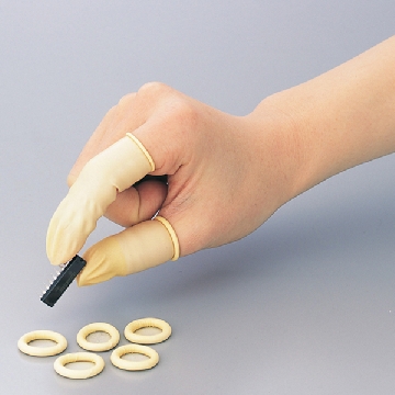 AS ONE防带电护指套 （无粉/黄色），L，包装数量:1袋（500g），克重（g/只）:0.6±0.1，CC-5649-03，AS ONE，亚速旺