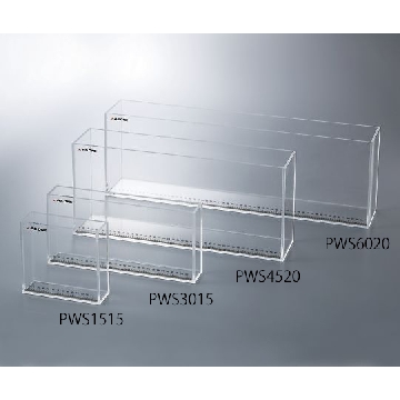 【NEW!】带刻度透明水槽 ，PWS3015，容量(L):约1.5，尺寸(mm):300×50×150，3-387-02，AS ONE，亚速旺