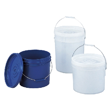 经济型密封桶 （HDPE制），HD-20蓝，容量（l）:20，上部外径×下部外径×高（mm）:φ302×φ270×393，1-4619-02，AS ONE，亚速旺