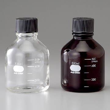 ASONE玻璃瓶 （短型），颜色:白色，容量（ml）:250，1-4567-02，AS ONE，亚速旺