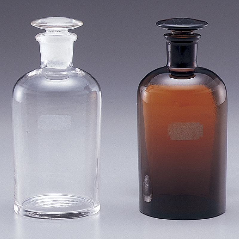 磨口玻璃瓶 (窄口型),颜色:茶色,容量(ml):250,1-4394-04,as one