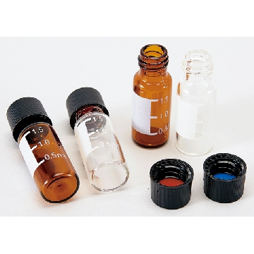 2ml标准螺口进样瓶 （8-425），透明带刻度进样瓶，容量（ml）:2，尺寸（mm）:11.6×32，CC-4369-01，AS ONE，亚速旺