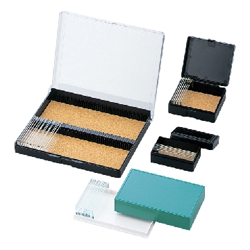 载玻片盒 （塑料制），P-25，规格:25片用，尺寸（mm）:94×83×33，1-4615-02，AS ONE，亚速旺