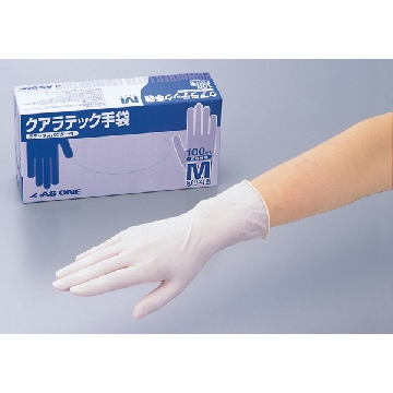 乳胶手套 （9英寸/有粉），DX有粉，尺寸:M，数 量:1盒（100只），6-3047-02，AS ONE，亚速旺
