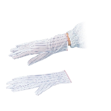 聚酯手套 ，尺寸:M，颜色（手腕部分）:红色，C1-4295-02，AS ONE，亚速旺