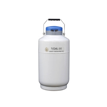 贮存型液氮生物容器，10L，口径50mm，含6个120mm高的提筒，YDS-10，金凤