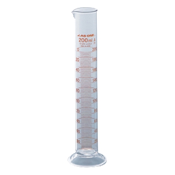 ASONE量筒(高精度) 200ml(1个) 附有JCSS校准证书，1-8562-07-24，AS ONE，亚速旺