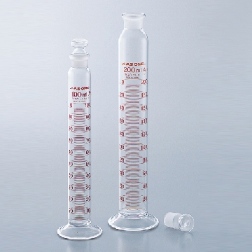 ASONE有塞量筒 50ml 1个 附中文校准证书，1-8563-05-57，AS ONE，亚速旺
