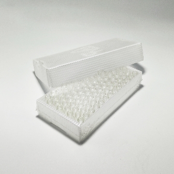 标准进样瓶(透明)(9-425) 2ml  PTFE垫片+盖 无开口 1箱(100个/盒×50盒)，51-1002-51，AS ONE，亚速旺