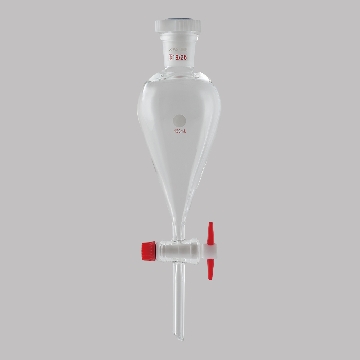 梨形分液漏斗 25ml 19/26，CC-6672-02，AS ONE，亚速旺