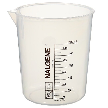 Griffin低型烧杯，聚丙烯，1000ml容量，12/箱，1201-1000，Nalgene，Thermofisher，赛默飞世尔