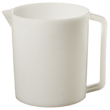 带手柄的刻度烧杯，高密度聚乙烯，3000ml容量，6/箱，1220-2500，Nalgene，Thermofisher，赛默飞世尔