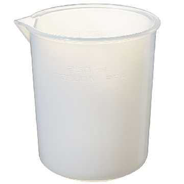 Griffin低型烧杯，Teflon*PFA，250ml容量，6/箱，1510-0250，Nalgene，Thermofisher，赛默飞世尔