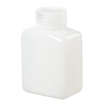矩形瓶，高密度聚乙烯；聚丙烯螺旋盖，250ml容量，72/箱，2007-0008，Nalgene，Thermofisher，赛默飞世尔