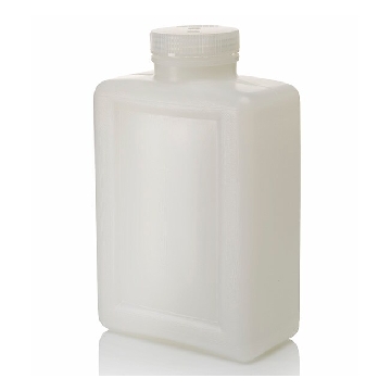 矩形瓶，高密度聚乙烯；聚丙烯螺旋盖，2000ml容量，12/箱，2007-0064，Nalgene，Thermofisher，赛默飞世尔