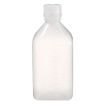 方形瓶，聚丙烯；聚丙烯螺旋盖，1000ml容量，24/箱，2016-1000，Nalgene，Thermofisher，赛默飞世尔