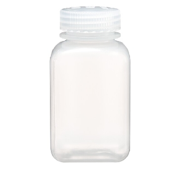 广口方形瓶，聚丙烯；聚丙烯螺旋盖，250ml容量，72/箱，2110-0008，Nalgene，Thermofisher，赛默飞世尔