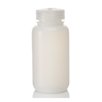 广口样品瓶，天然高密度聚乙烯，天然聚丙烯螺旋盖，250ml容量，72/箱，2189-0008，Nalgene，Thermofisher，赛默飞世尔