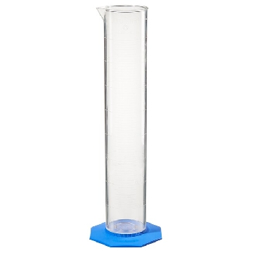 标有刻度的量筒，聚甲基戊烯，蓝色聚丙烯底座，4000ml容量，2/箱，3663-4000，Nalgene，Thermofisher，赛默飞世尔