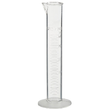 经济型有刻度量筒，聚甲基戊烯，25ml容量，18/箱，3665-0025，Nalgene，Thermofisher，赛默飞世尔