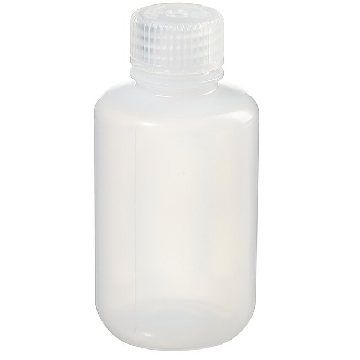 低微粒/低金属含量瓶，低密度聚乙烯；聚丙烯螺旋盖，容量125ml，72/箱，382003-0004，Nalgene，Thermofisher，赛默飞世尔