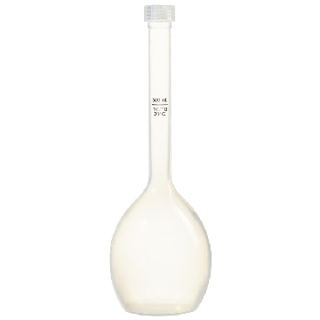 容量瓶，聚丙烯，聚甲基戊烯螺旋盖，500ml容量，8/箱，4001-0500，Nalgene，Thermofisher，赛默飞世尔