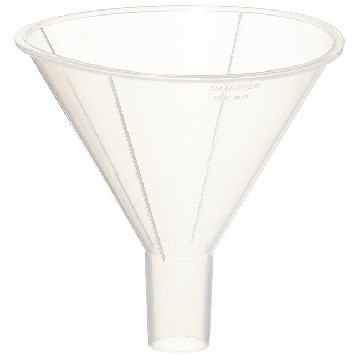 粉体漏斗，聚丙烯，漏斗顶部内径100mm，24/箱，4252-0100，Nalgene，Thermofisher，赛默飞世尔