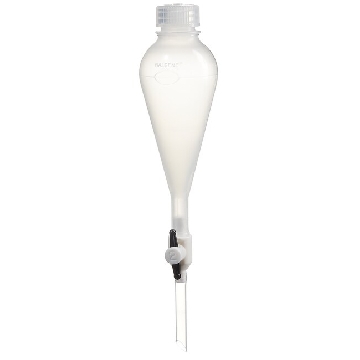 分液漏斗，聚丙烯；Teflon*TFE活塞和外壳，125ml容量，6/箱，4300-0125，Nalgene，Thermofisher，赛默飞世尔