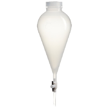 分液漏斗，聚丙烯；Teflon*TFE活塞和外壳，1000ml容量，4/箱，4300-1000，Nalgene，Thermofisher，赛默飞世尔