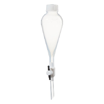 分液漏斗，Teflon*FEP；Teflon*TFE活塞，Tefzel*ETFE螺旋盖，125ml容量，4/箱，4301-0125，Nalgene，Thermofisher，赛默飞世尔