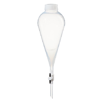 分液漏斗，Teflon*FEP；Teflon*TFE活塞，Tefzel*ETFE螺旋盖，500ml容量，4/箱，4301-0500，Nalgene，Thermofisher，赛默飞世尔