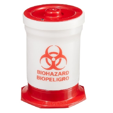 生物危险废品容器，聚丙烯，1.5加仑容量，1/箱，6370-0004，Nalgene，Thermofisher，赛默飞世尔