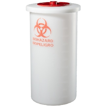 生物危险废品容器，聚丙烯，15加仑容量，1/箱，6370-0015，Nalgene，Thermofisher，赛默飞世尔