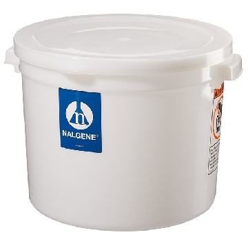 大号圆形容器（带盖）高密度聚乙烯，15L容量，6/箱，7142-0015，Nalgene，Thermofisher，赛默飞世尔