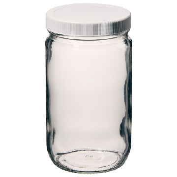 I-Chem 1L SS 高透明玻璃瓶，未处理，12/箱，121-1000，Thermofisher，赛默飞世尔