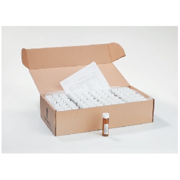 EP 40ml 琥珀色样品瓶，0.125”粘合盖垫,已包装，已认证，72/箱，141-40A，EP Scientific，Thermofisher，赛默飞世尔