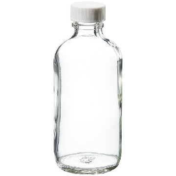 I-Chem 125ml 波士顿圆形透明玻璃瓶，已处理，12/箱，229-0125，Thermofisher，赛默飞世尔