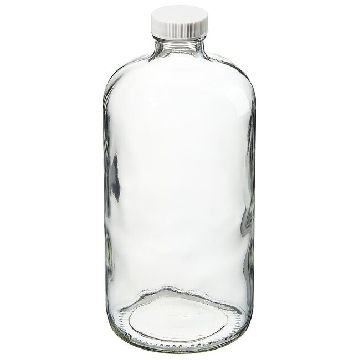 I-Chem 1L 波士顿圆形透明玻璃瓶，已处理，12/箱，229-1000，Thermofisher，赛默飞世尔