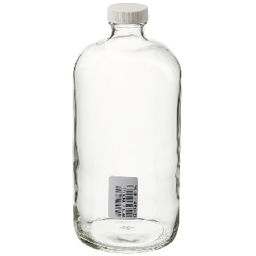 I-Chem 1L 波士顿圆形透明玻璃瓶，已认证，12/箱，329-1000，Thermofisher，赛默飞世尔