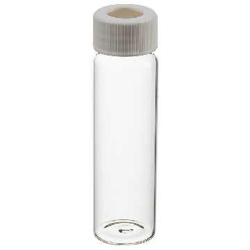 EP 40ml 透明样品瓶，0.125”粘合盖垫，未处理，72/箱，340-40C，EP Scientific，Thermofisher，赛默飞世尔