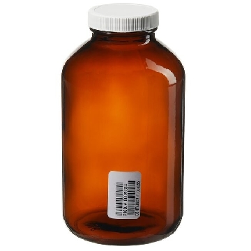 I-Chem 950ml 琥珀色广口瓶，已认证，12/箱，341-0950，Thermofisher，赛默飞世尔