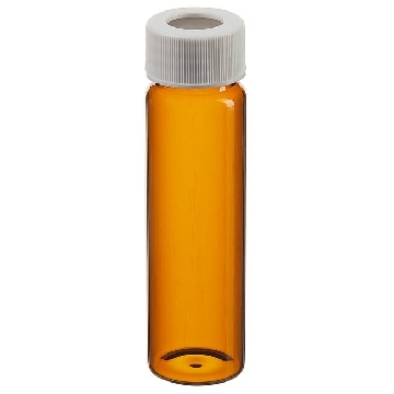 EP 40ml 琥珀色样品瓶，0.125”粘合盖垫，未处理，72/箱，341-40A，EP Scientific，Thermofisher，赛默飞世尔