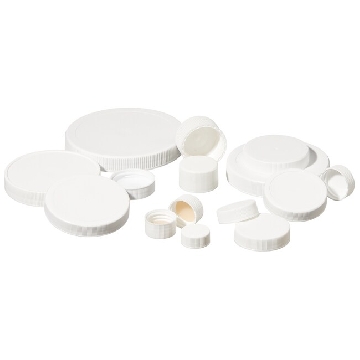 白色100-400密封盖，聚四氟乙烯（PTFE）内衬，散装，24/箱，B167-1000BL，I-Chem，Thermofisher，赛默飞世尔