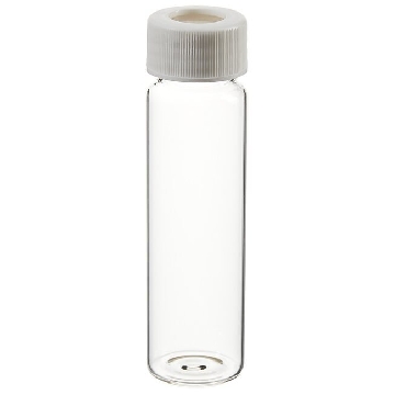 EP 40ml 透明样品瓶，0.125”粘合盖垫，已认证，散装，无条形码，100/箱，GVB-100C，EP Scientific，Thermofisher，赛默飞世尔