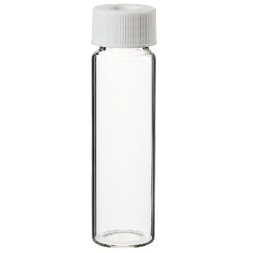 I-Chem 40ml 透明样品瓶 ， 0.125" 非粘合盖垫，无处理，72/箱，S136-0040，Thermofisher，赛默飞世尔