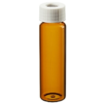 I-Chem 40ml 琥珀色样品瓶 ， 0.125" 非粘合盖垫，已处理，散装，144/箱，SB46-0040，Thermofisher，赛默飞世尔