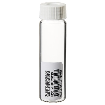 I-Chem 40ml 透明样品瓶 ， 0.060" 粘合盖垫，已认证，72/箱，T336-0040，Thermofisher，赛默飞世尔