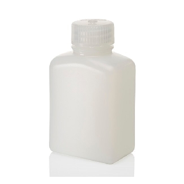 矩形瓶，高密度聚乙烯，125ml容量，500/箱，312007-0004，Nalgene，Thermofisher，赛默飞世尔